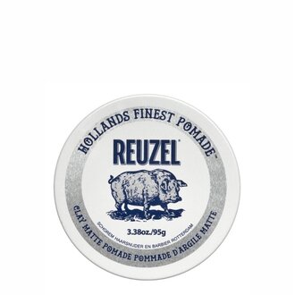 Reuzel Clay Matte Pomade - Medium Hold Matte Finish - White