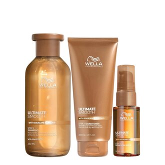 Wella Professionals Ultimate Smooth Trio (250ml/8.5oz, 200ml/6.8oz, 30ml/1.0oz)