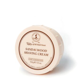 Taylor of Old Bond Street Crème à raser en bol "Sandalwood" (150g/5.3oz) Taylor of Old Bond Street Crème à raser en bol "Sandalwood" (150g/5.3oz)