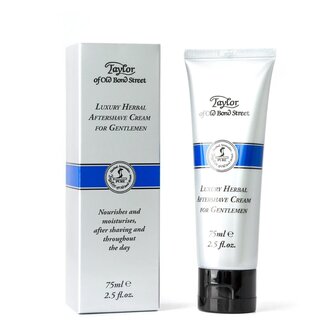 Taylor of Old Bond Street Luxury Herbal Aftershave Cream for Gentlemen (75ml/2.5oz)