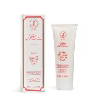 Taylor of Old Bond Street Shaving Cream Tube - Rose (75ml/2.5oz)