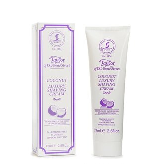 Taylor of Old Bond Street Shaving Cream Tube - Coconut (75ml/2.5oz)