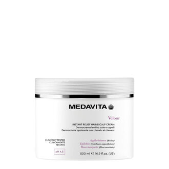Medavita Dermocrème apaisante "Velour Instant Relief Hair&Scalp Cream" (500ml/16.9oz) Medavita Dermocrème apaisante "Velour Instant Relief Hair&Scalp Cream" (500ml/16.9oz)