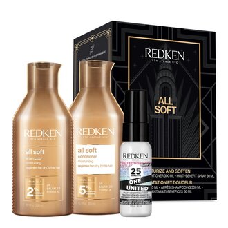 Redken 5Th Avenue NYC Duo soin hydratation "All Soft" (2x300ml/10.14oz) Redken 5Th Avenue NYC Duo soin hydratation "All Soft" (2x300ml/10.14oz)