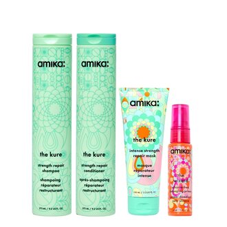 amika: Ensemble réparation "Inner Strength" (2x275ml/9.2oz, 100ml/3.3oz, 30ml/1.0oz) amika: Ensemble réparation "Inner Strength" (2x275ml/9.2oz, 100ml/3.3oz, 30ml/1.0oz)