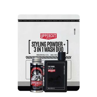 Uppercut Deluxe Styling Powder & 3 In 1 Wash Duo (20g/0.7oz, 240ml/8.1oz)