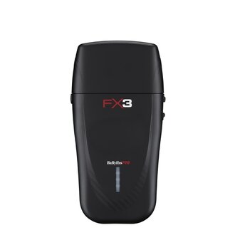 BaByliss PRO Cordless FXX3SB High Speed Double Foil Shaver - Black
