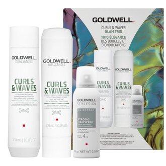 Goldwell. Trio élégance boucles et ondulations "Curls & Waves" (2x300ml/10.1oz, 58g/2.0oz) Goldwell. Trio élégance boucles et ondulations "Curls & Waves" (2x300ml/10.1oz, 58g/2.0oz)