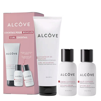 Alcôve Trio cocktail pour boucles "Curl Cocktail" (250ml/8.5oz, 2x60ml/2.0oz)
