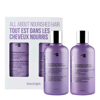 Blacklight by Oligo Duo tout est dans les cheveux nourris "All About Nourished Hair" (2x 250ml/8.5oz)