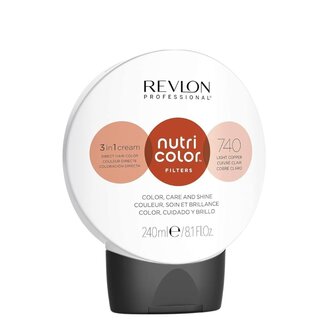 Revlon Professional Crème 3 en 1 "Nutri Color Filters" / 740 - Cuivré clair