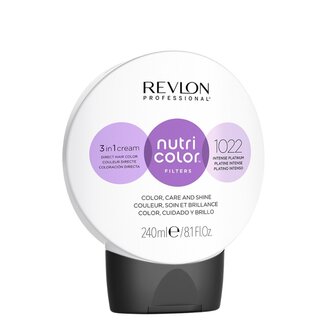 Revlon Professional Crème 3 en 1 "Nutri Color Filters" / 1022 - Platine Intense