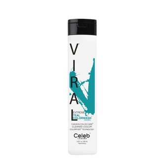 Celeb Luxury Shampoing pigmenté "Viral Extreme Colorwash"  (244ml/8.25oz) Bleu sarcelle Celeb Luxury Shampoing pigmenté "Viral Extreme Colorwash"  (244ml/8.25oz) Bleu sarcelle