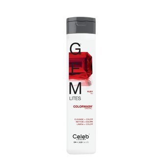 Celeb Luxury Gem Lites Colorwash Shampoo (244ml/8.25oz) Ruby Red