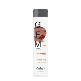 Celeb Luxury Shampooing "Gem Lites Colorwash" (244ml/8.25oz) Ambre