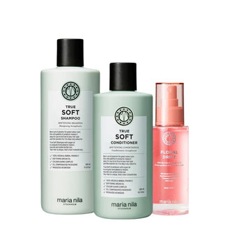 Maria Nila Trio assouplissant "True Soft" (350ml/11.8oz, 300ml/10.1oz, 100ml/3.4oz)