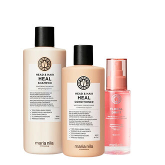 Maria Nila Trio apaisant "Head & Hair Heal" (350ml/11.8oz, 300ml/10.1oz, 100ml/3.4oz)