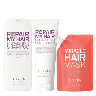 Eleven Australia Trio réparateur "Repair My Hair" (300ml/10.1oz, 2x 200ml/6.76oz)