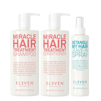 Eleven Australia Trio miracle "Miracle Hair Treatment" (2x300ml/10.1oz, 200ml/6.8oz)