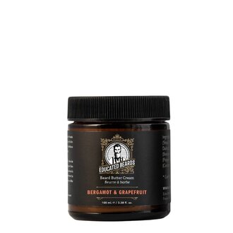 Educated Beards Beurre à barbe en crème "Bergamot and Grapefruit" (100ml/3.4oz)