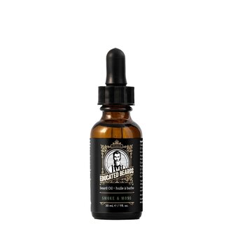 Educated Beards Huile à barbe "Smoke and Moss" (30ml/1.0oz)
