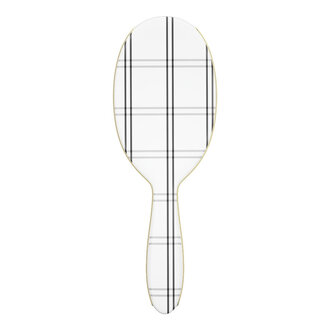 Framar Plaid Hair Day Detangling Oval Brush - Charlotte