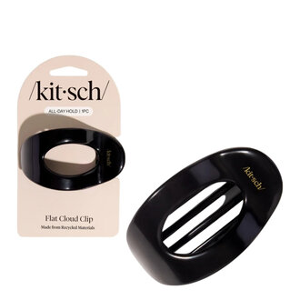 Kitsch Pince à cheveux plat moyenne "Flat Cloud Clip" - Noir