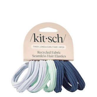 Kitsch Seamless Hair Elastics - Garden Bouquet (8/Pack)