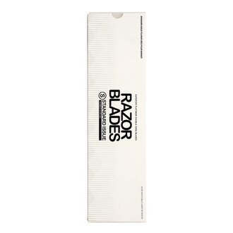 Standard Issue Barber Supplies Lames de rasoir à double tranchant en platine de qualité supérieure (100 Lames)