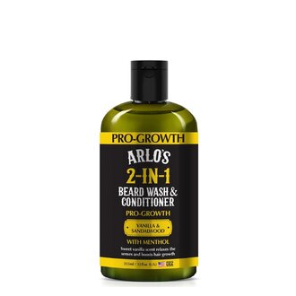 Arlo's Nettoyant et revitalisant à barbe "Pro-Growth 2-in1" (355ml/12.0oz)