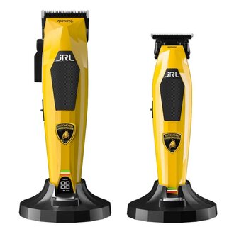 JRL Professional X Lamborghini - Duo tondeuse et tondeuse de finition sans fil "Diamante Collection" - Jaune