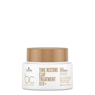 Schwarzkopf  Bonacure Masque anti-âge à l'argile "Time Restore Q10+" (200ml/6.7oz)