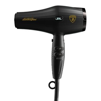 JRL Professional X Lamborghini - Forte PRO Lite Powerful Ultra-Light Hair Dryer - 1850 Watts - Black