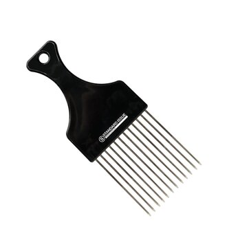 Standard Issue Barber Supplies Peigne Afro "Hair Pick Comb" (175mm/6.89") - Noir