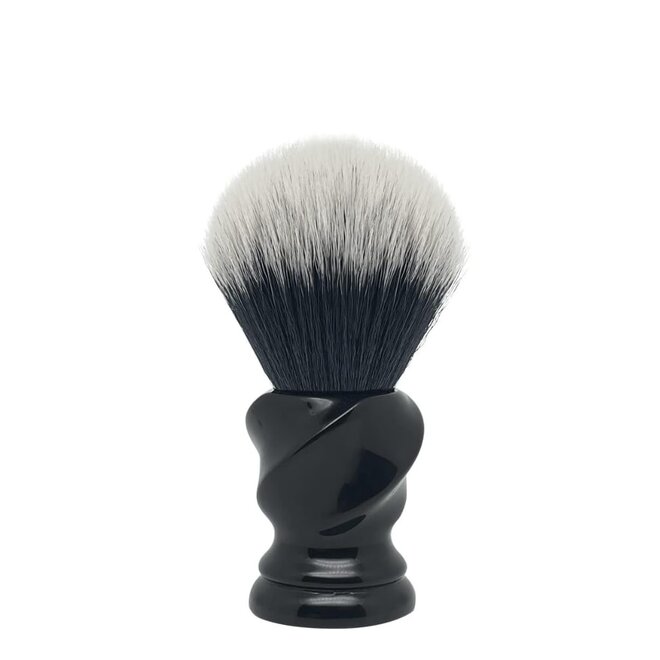 Brosse à Raser En Poils De Blaireau Naturel - Manche Résine Noir - Neuf