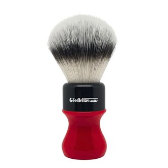 The Goodfellas' Smile Red Evil Synthetic Shaving Brush - Large (26mm/1.02")