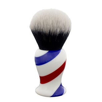 Yaqi Brush Blaireau avec poils synthétiques Tuxedo Knot "Barber Handle" - King Size (30mm/1.18") - R1734