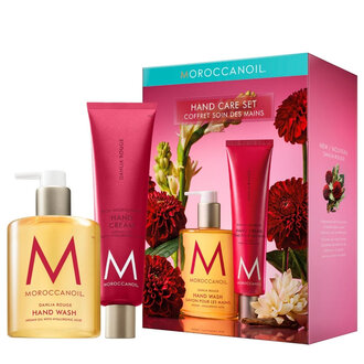 Moroccanoil Duo soin des mains "Dahlia Rouge" (360ml/12.2oz, 100ml/3.4oz)