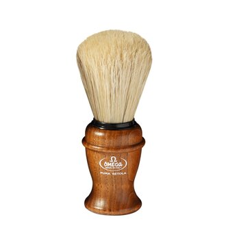 Omega Shaving Brush with 100% Pure Bristle - Medium (24mm/0.94") - 11137