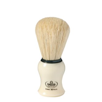 Omega Shaving Brush 100% Pure Boar Bristle - Medium (24mm/0.94") - 10066