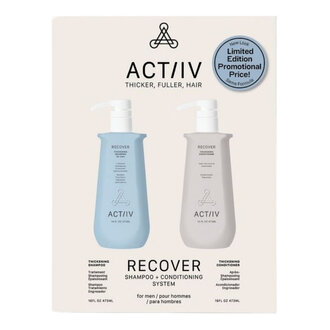 Actiiv Hair Science Duo épaississant "Recover" - Pour homme (2x 473ml/16.0oz)