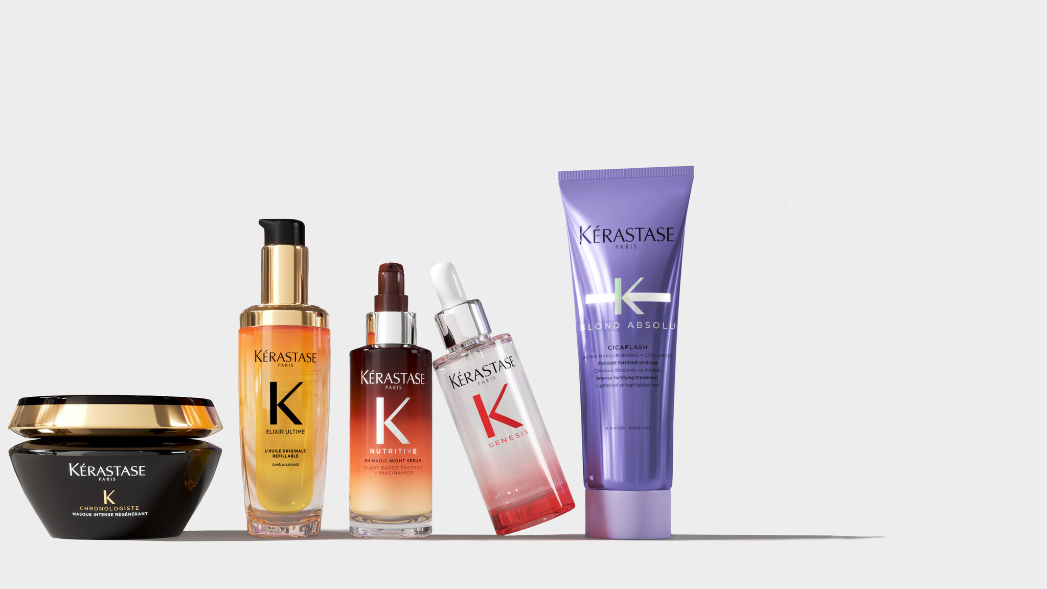 Gamme de soins capillaires Kérastase Paris