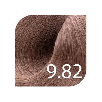 Voila 9.82 - Very Light Brown Iris Blonde / 3C Intense Coverage Color Care Permanente Crème Color (60ml/2.0oz)