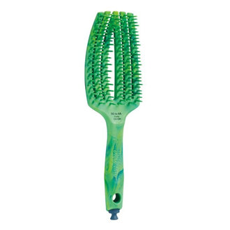 Olivia Garden CurlyHair Detangling Brush for 2C to 4A Hair - Splash Green