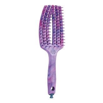 Olivia Garden Brosse à démêler "CurlyHair" cheveux 2A à 3A - Splash mauve