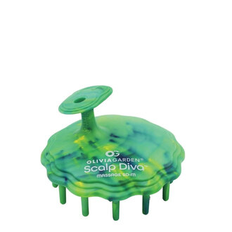 Olivia Garden Scalp Diva Massage Brush - Green