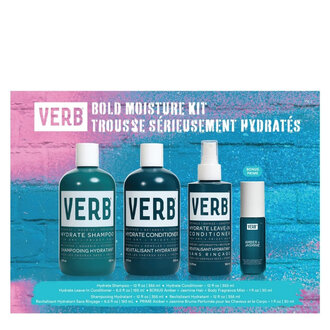Verb Ensemble sérieusement hydratés "Bold Moisture Kit" (2x355ml/12.0oz, 193ml/6.5oz, 30ml/1.0oz)