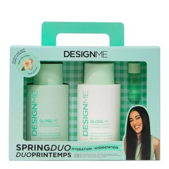 Design.Me Duo de printemps hydratant "Gloss.Me" (2x300ml/10.1oz, 10ml/0.33oz)