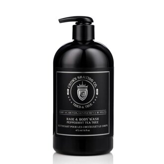 Crown Shaving Co. Peppermint Tea Tree Hair & Body Wash (473ml/16.0oz)