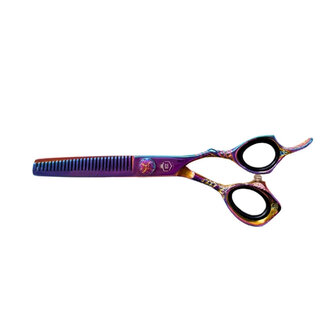 EZ Scissors Ciseau amincisseur 27 dents "Dragon Rainbow" (13.97cm/5.5")